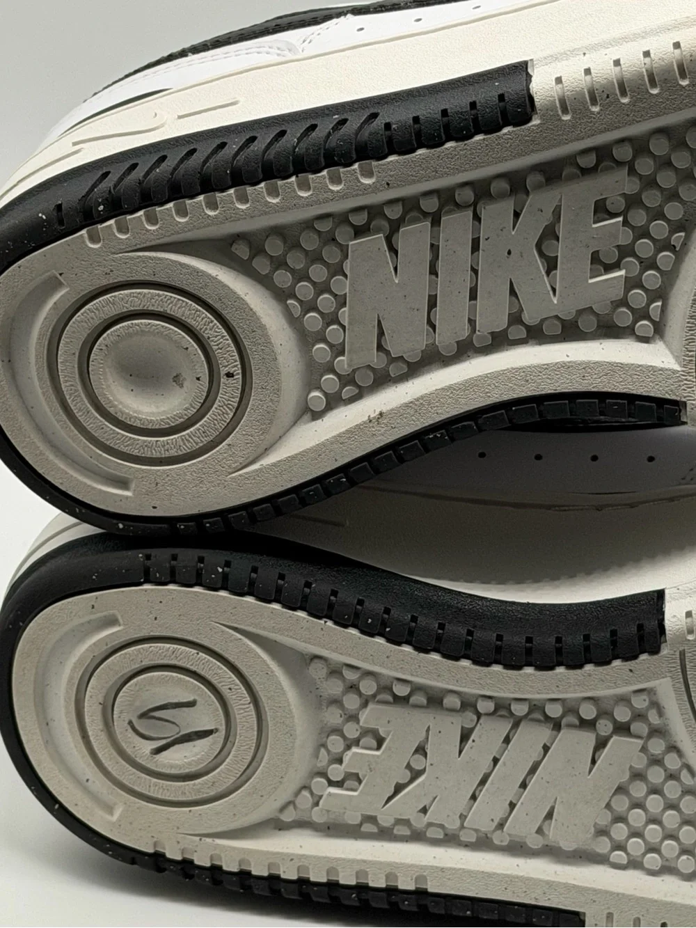 Nike Black and White Low-Top Sneakers